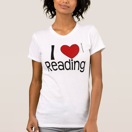 I Heart Reading Shirt (Voorkant)