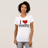 I Heart Reading Shirt (Voorkant volledig)
