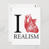 I Heart Realism Briefkaart (Voorkant / Achterkant)