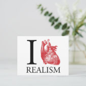 I Heart Realism Briefkaart (Staand voorkant)