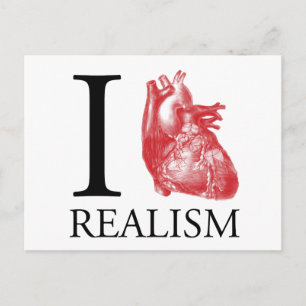 I Heart Realism Briefkaart
