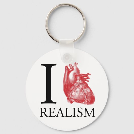 I Heart Realism Sleutelhanger (Voorkant)