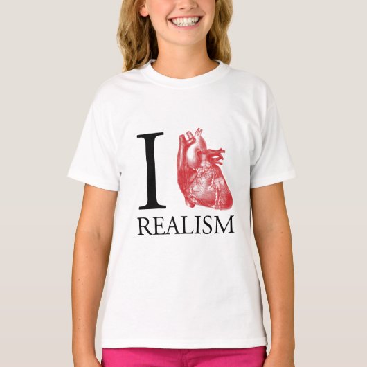 I Heart Realism T-shirt (Voorkant)