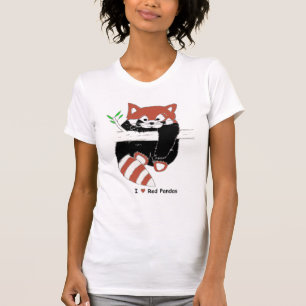 I Heart Red Pandas T-shirt