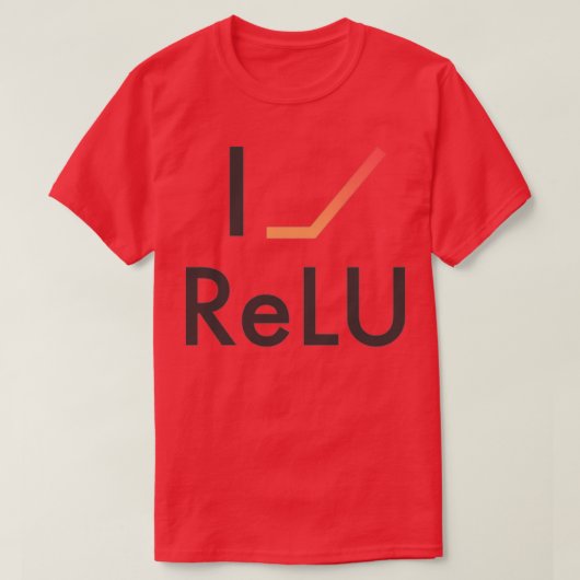 I Heart ReLU T-shirt (Design voorkant)