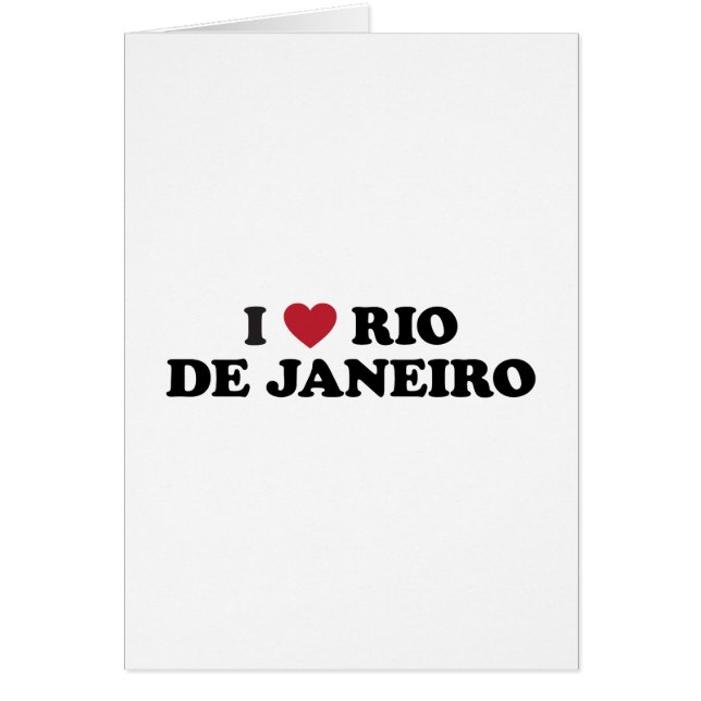 I Heart Rio de Janeiro Brazilië (Voorkant)