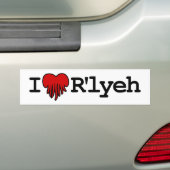 I Heart R'lyeh Bumpersticker (Op auto)