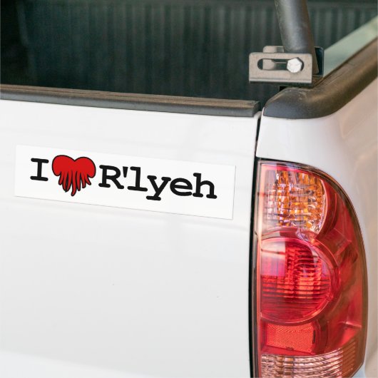 I Heart R'lyeh Bumpersticker (Op Truck)