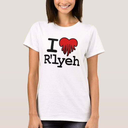 I Heart R'lyeh T-shirt (Voorkant)