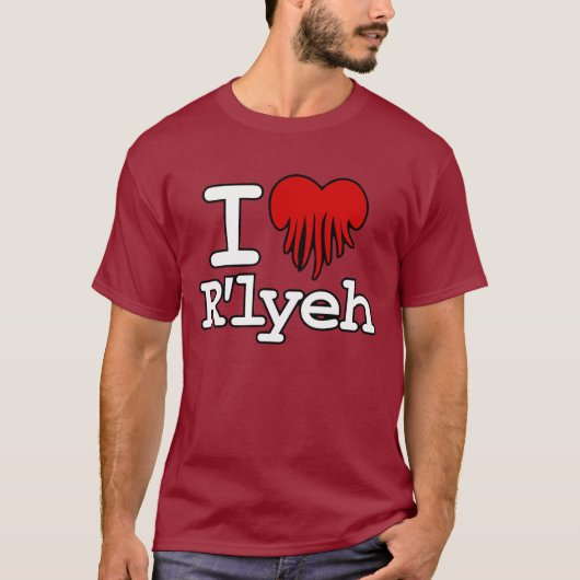 I Heart R'lyeh T-shirt (Voorkant)