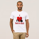 I Heart Rock & Roll T-shirt (Voorkant volledig)