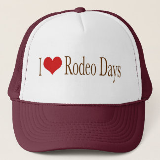 I Heart Rodeo Days Trucker Pet
