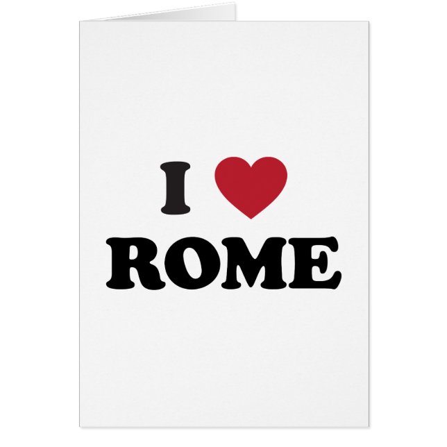 I Heart Rome Italië (Voorkant)