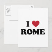 I Heart Rome Italië Briefkaart (Voorkant / Achterkant)