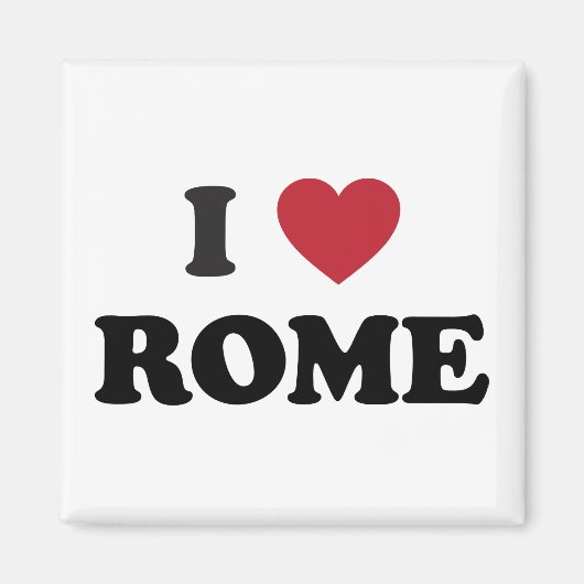 I Heart Rome Italië Magneet (Voorkant)