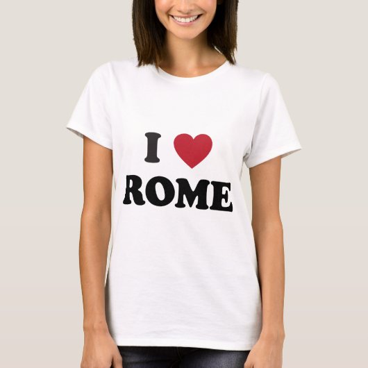 I Heart Rome Italië T-shirt (Voorkant)