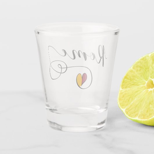 I Heart Rome, Roma, Italië Shot Glas (Achterkant)