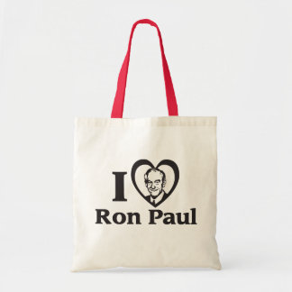 I HEART RON PAUL CANVAS TAS