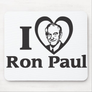 I HEART RON PAUL - Mousepad Muismat