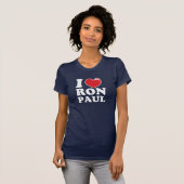 I Heart Ron Paul T-shirt (Voorkant volledig)