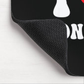 I Heart Ronaldos First Name Groovy D Valentines  Muismat (Hoek)