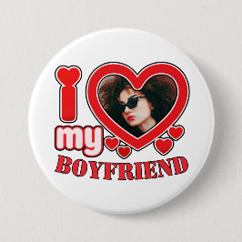 I Heart Ronde Button 7,6 Cm