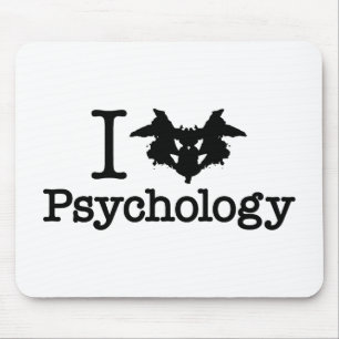 I Heart (Rorschach Inkblot) Psychologie Muismat