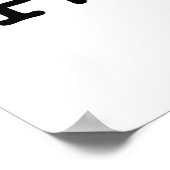 I Heart (Rorschach Inkblot) Psychologie Poster (Hoek)