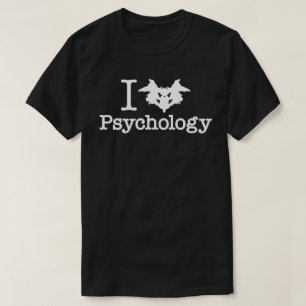 I Heart (Rorschach Inkblot) Psychologie T-shirt