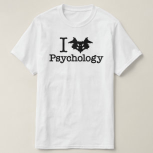 I Heart (Rorschach Inkblot) Psychologie T-shirt