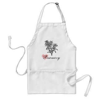 I Heart Rosemary Apron Standaard Schort