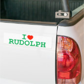 I Heart Rudolph Bumpersticker (Op Truck)