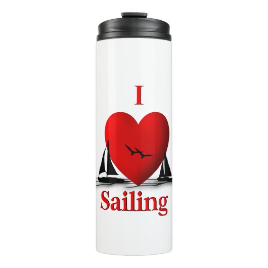 I Heart Sailing Thermosbeker (Voorkant)