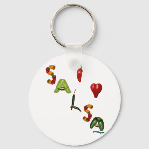I Heart Salsa Sleutelhanger