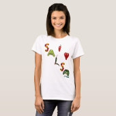I Heart Salsa T-shirt (Voorkant volledig)