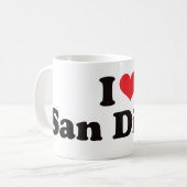 I Heart San Diego Koffiemok (Voorkant links)