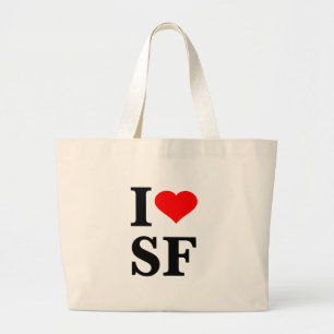 I Heart San Francisco Grote Tote Bag
