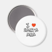 I Heart Santa Ana Magneet (Voorkant / Achterkant)
