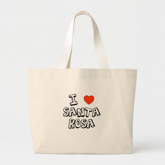 I Heart Santa Rosa Grote Tote Bag (Voorkant)