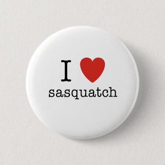 I Heart Sasquatch Ronde Button 5,7 Cm