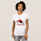 I Heart Savannah Cat T-shirt (Voorkant volledig)