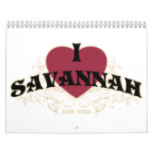 I Heart Savannah Est 1733 kalender (Hoes)