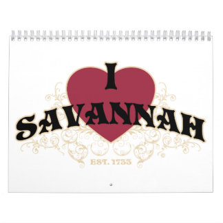 I Heart Savannah Est 1733 kalender