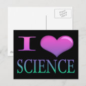 I Heart Science Briefkaart (Voorkant / Achterkant)
