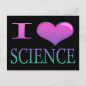 I Heart Science Briefkaart (Voorkant)