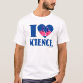 I Heart Science Fun Logo Design T-shirt (Voorkant)