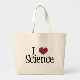 I Heart Science Grote Tote Bag