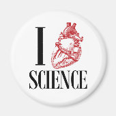 I heart science magneet (Voorkant)