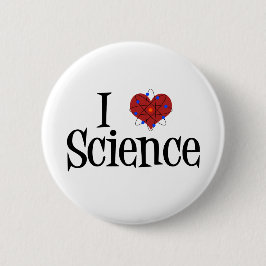 I Heart Science Ronde Button 5,7 Cm