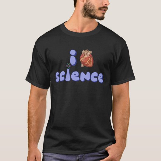 I Heart Science Shirt (Voorkant)